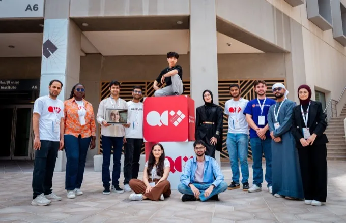 The team at the NYUAD Quantum Hackathon 2025 in Abu Dhabi